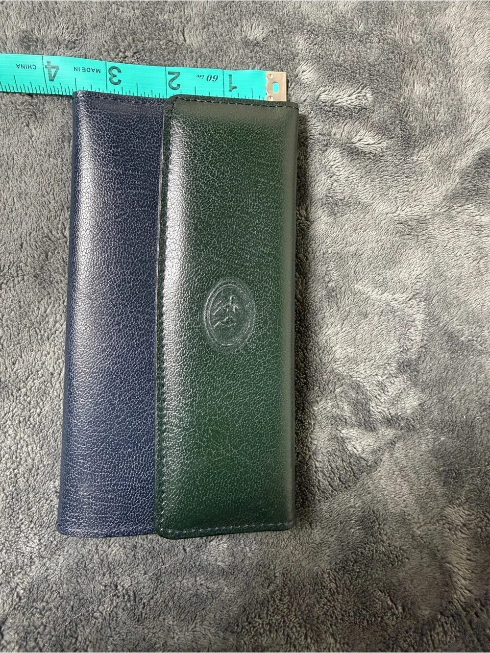 Vintage Fiocchi Italy Wallet Leather Old Money Two Tone